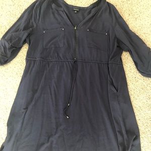 Navy blue tunic